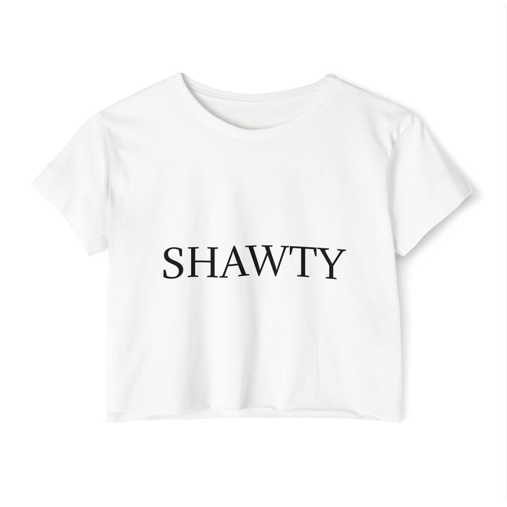 SH A W T Y Crop Top — Women's Festival Graphic Tee