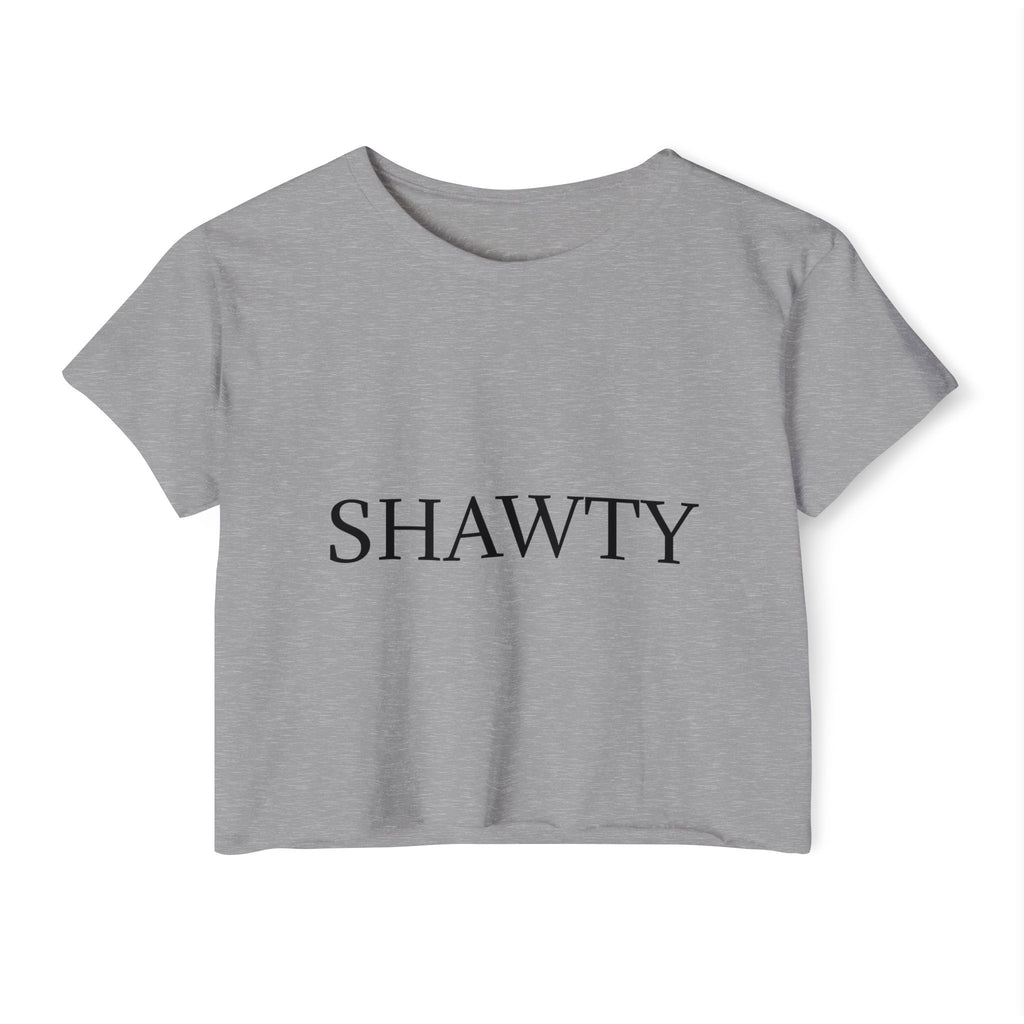 SH A W T Y Crop Top — Women's Festival Graphic Tee