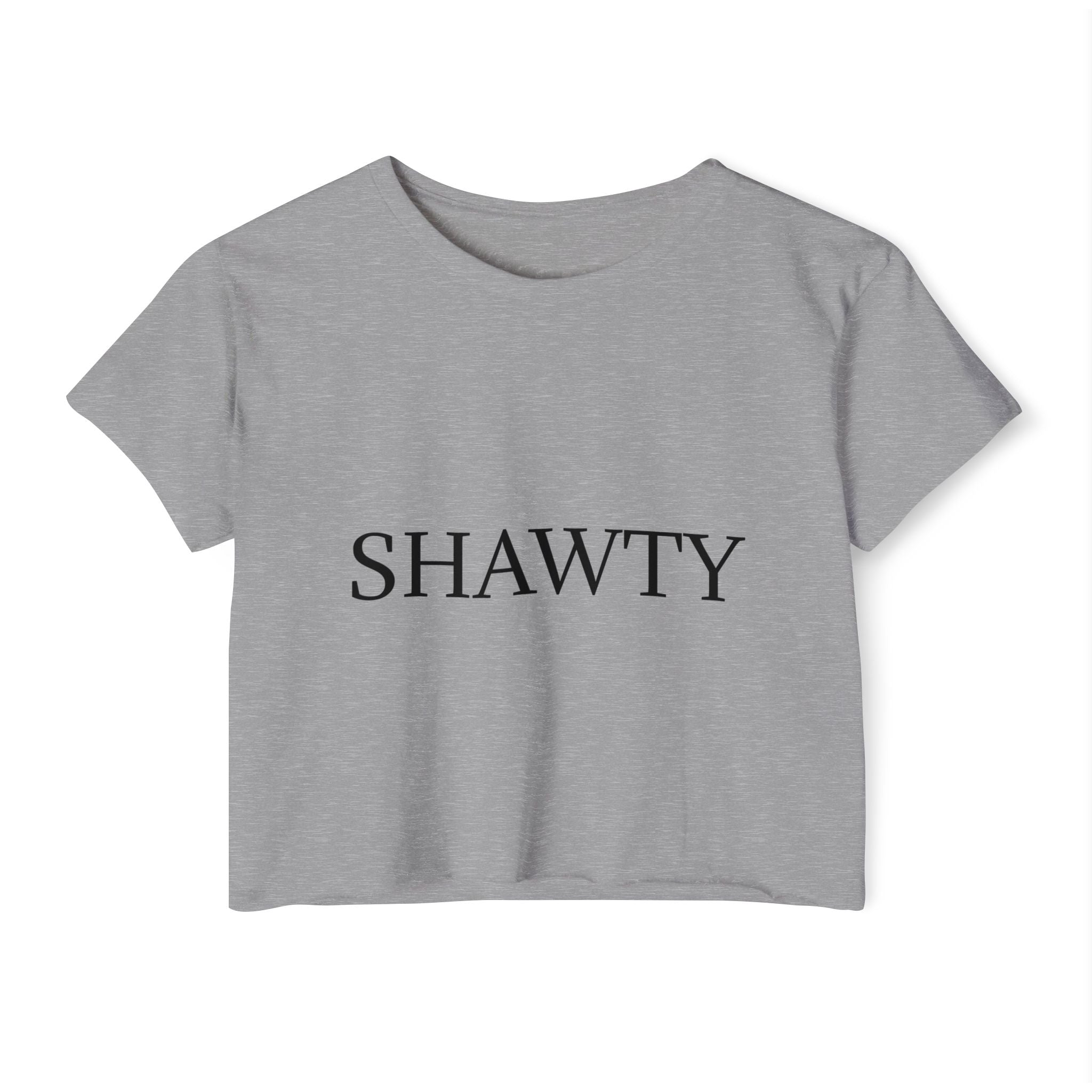 SH A W T Y Crop Top — Women's Festival Graphic Tee