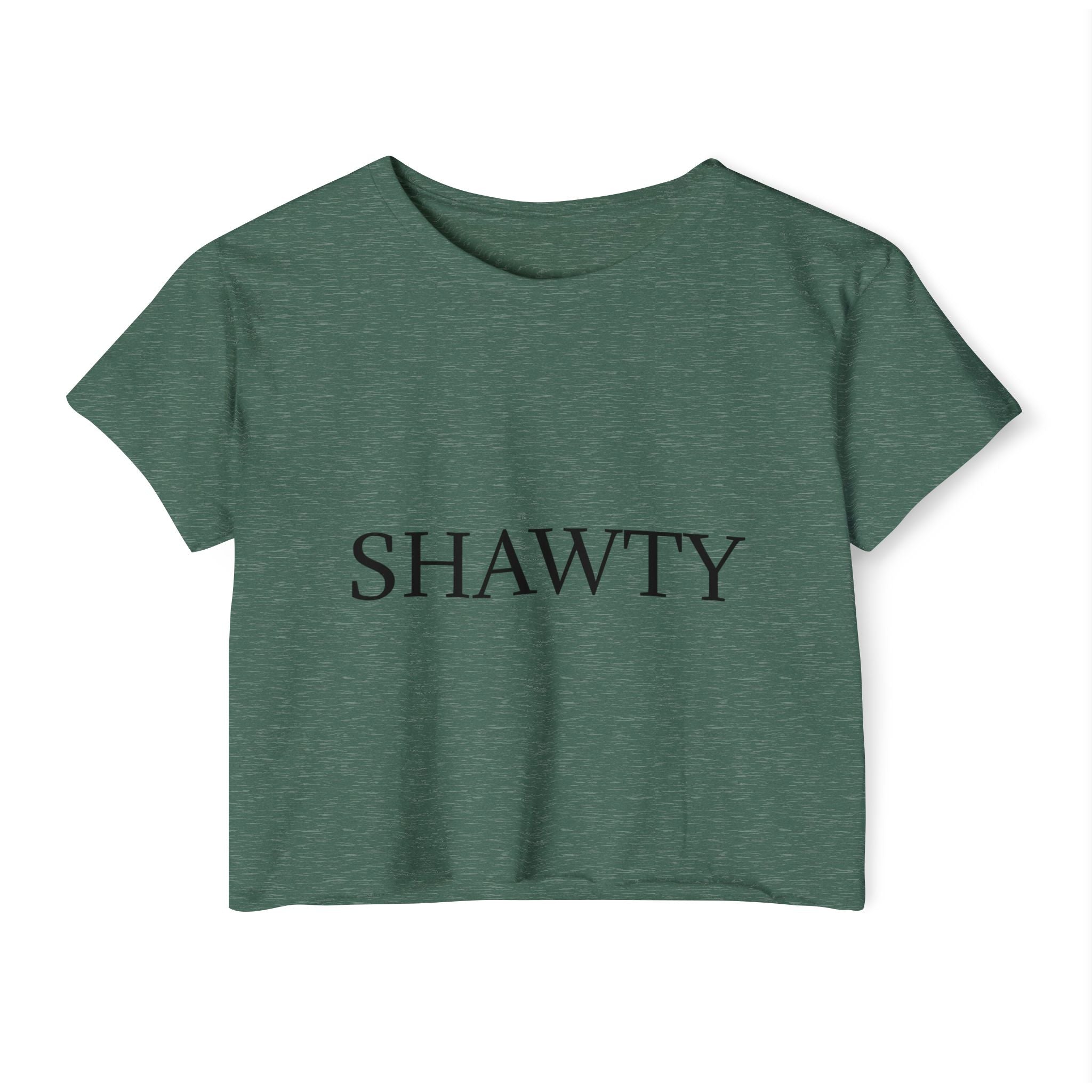 SH A W T Y Crop Top — Women's Festival Graphic Tee