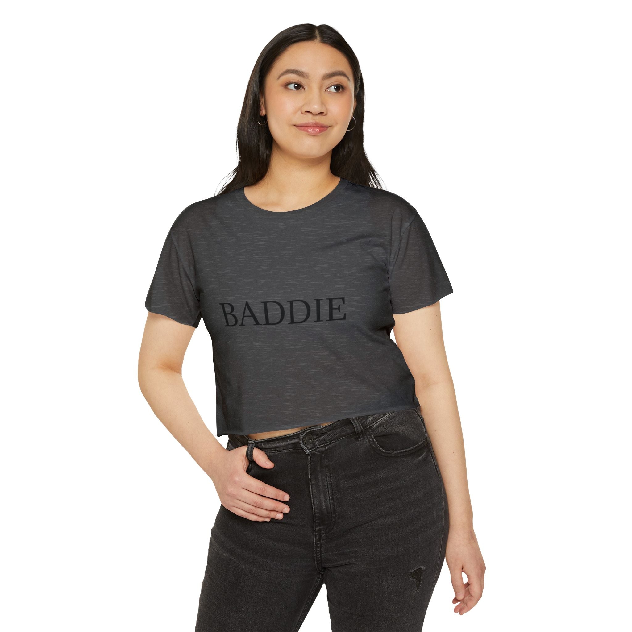 Baddie Crop Top — Ladies Festival Party Tee