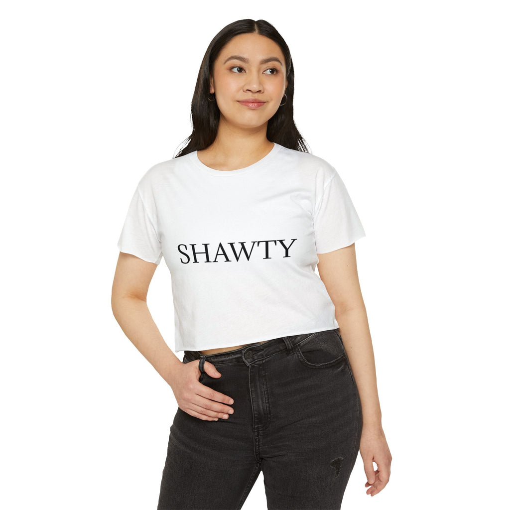 SH A W T Y Crop Top — Women's Festival Graphic Tee