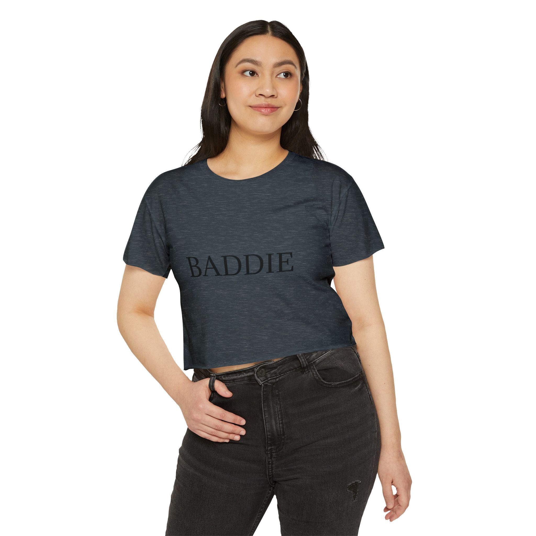 Baddie Crop Top — Ladies Festival Party Tee
