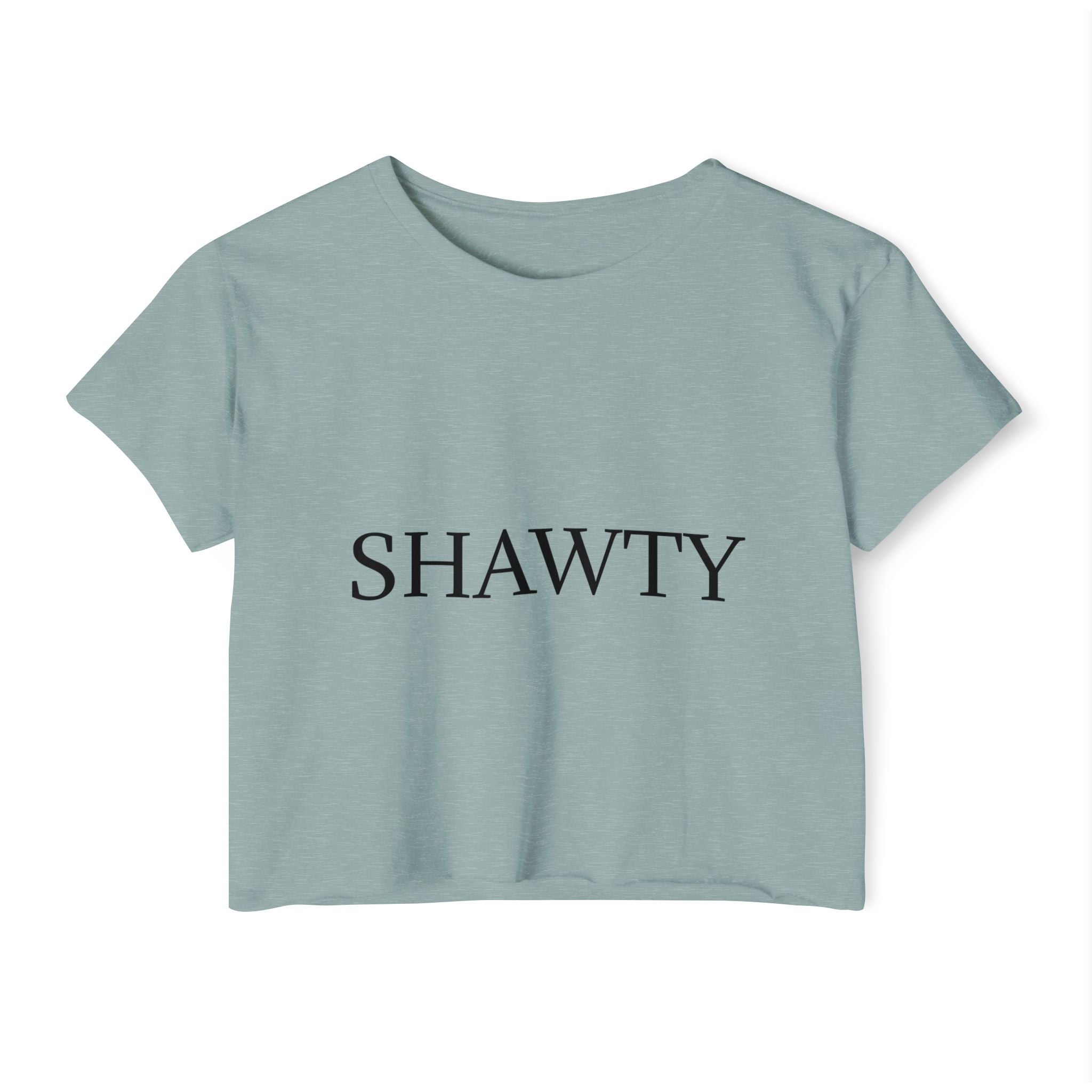SH A W T Y Crop Top — Women's Festival Graphic Tee