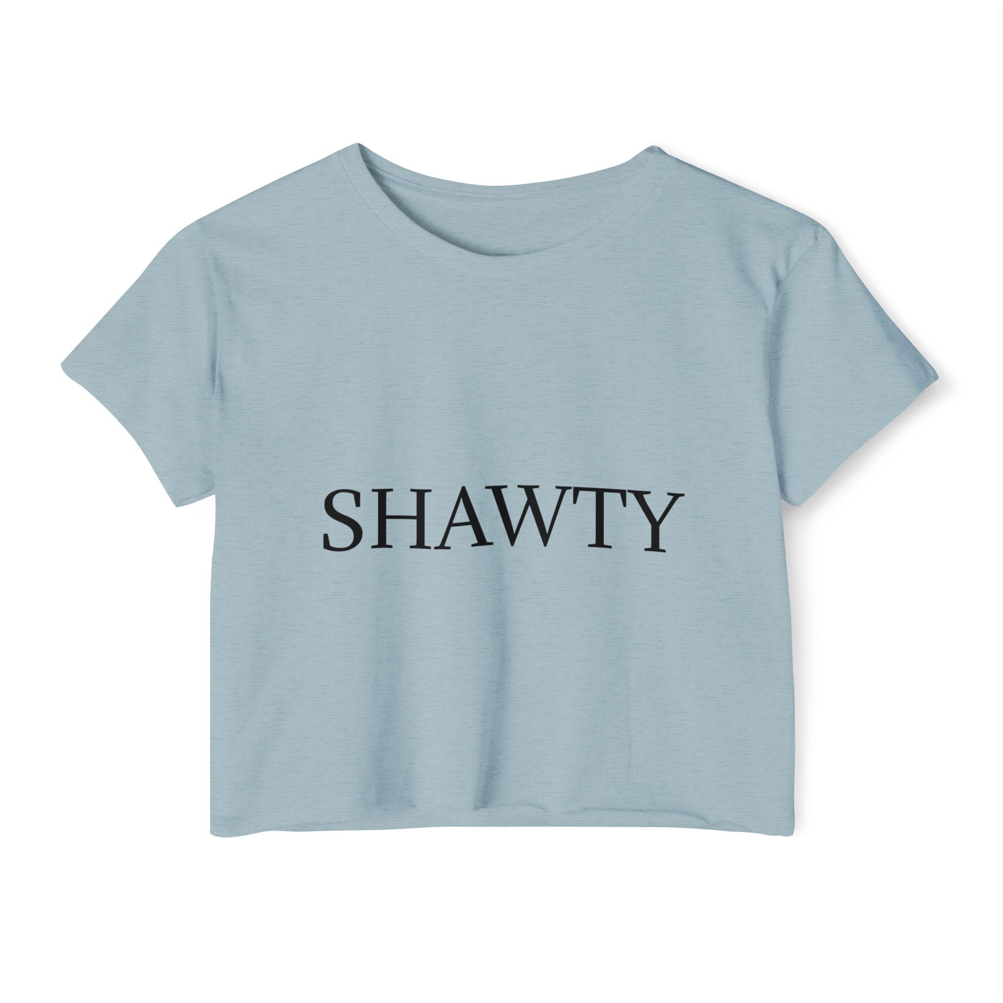 SH A W T Y Crop Top — Women's Festival Graphic Tee