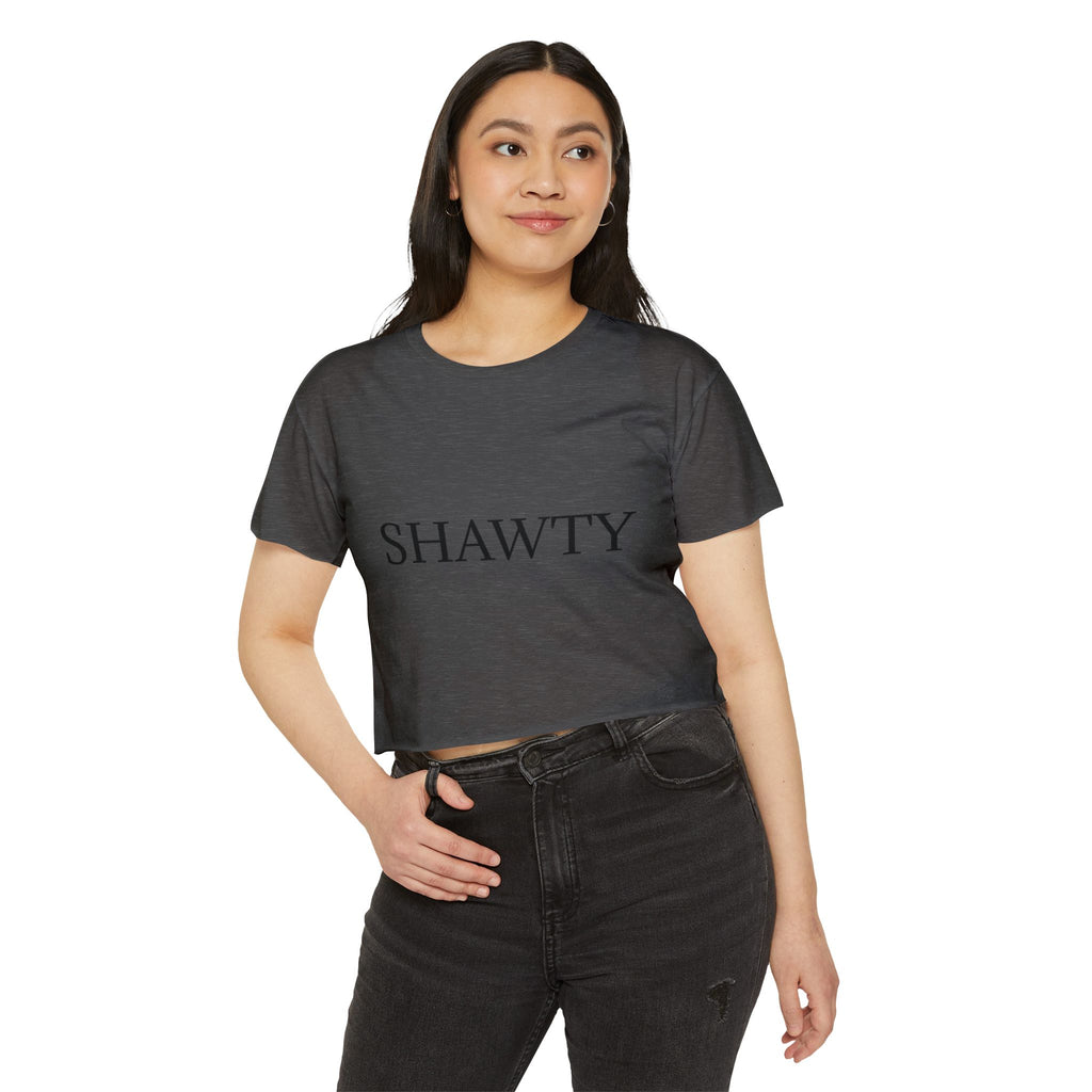 SH A W T Y Crop Top — Women's Festival Graphic Tee