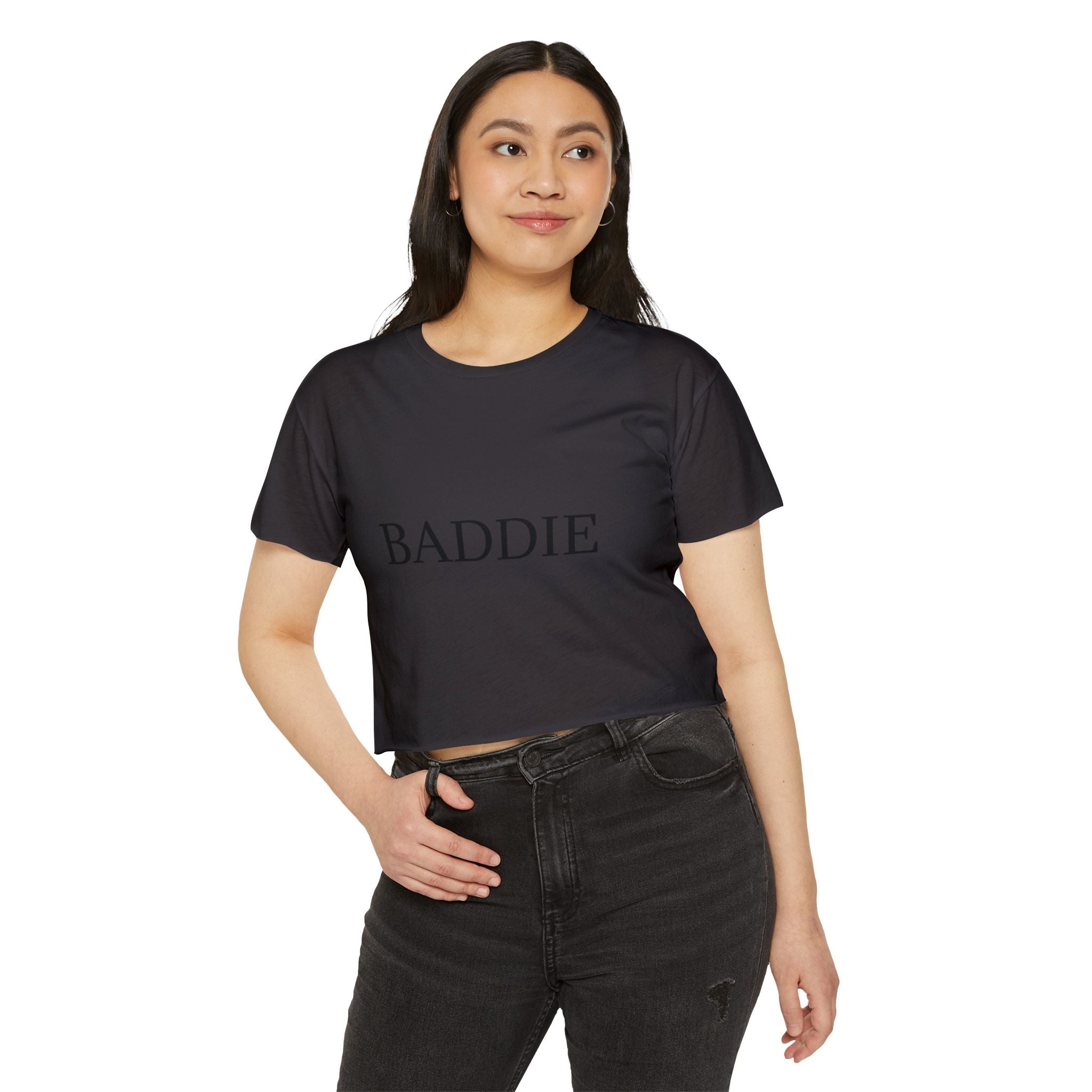Baddie Crop Top — Ladies Festival Party Tee